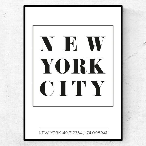 New York Poster tavla