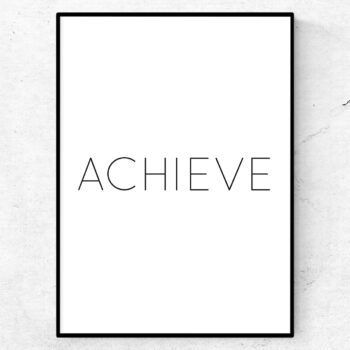 achieve poster