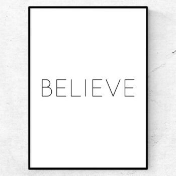 believe poster tavla