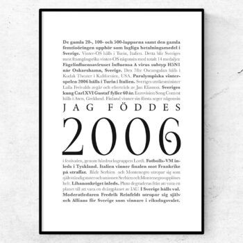 årtalsposter 2006 poster
