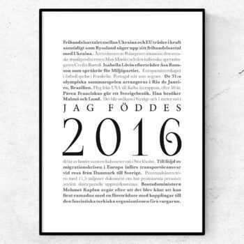 årtalsposter 2016 poster