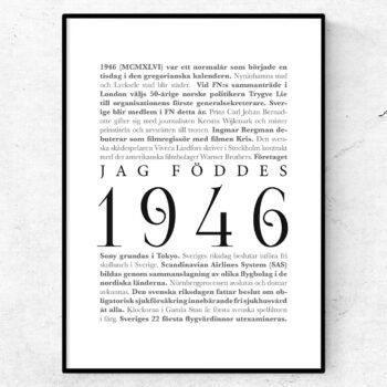 årtalsposter 1946 poster