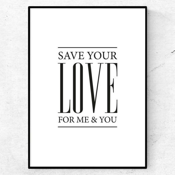 save your love for me poster