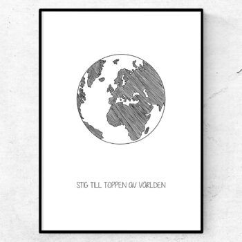 Stig till toppen av världen Håkan Hellström poster