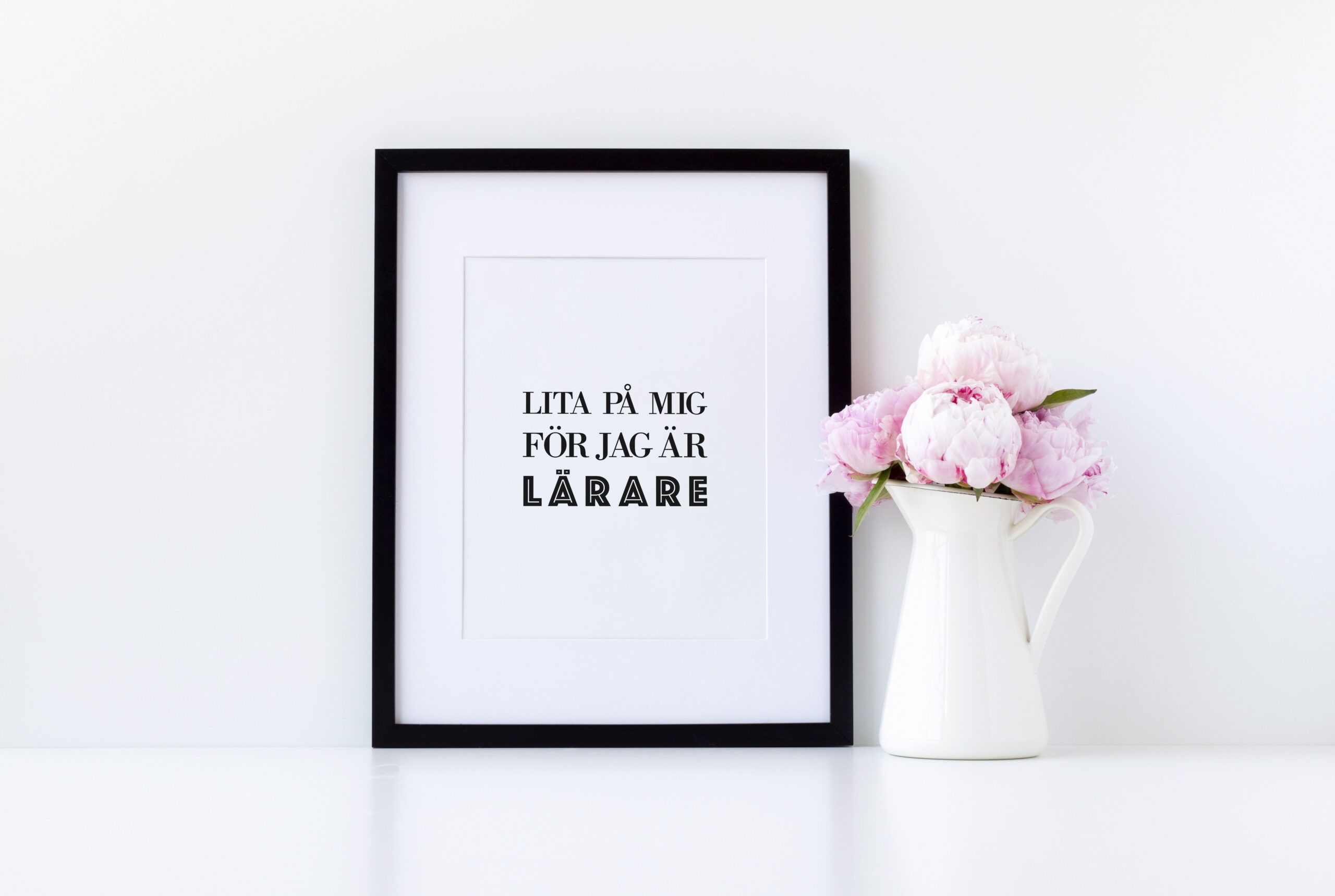 lita på mig, jag är lärare poster yrke