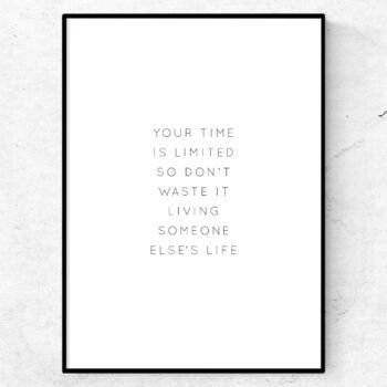 You're time is limited poster