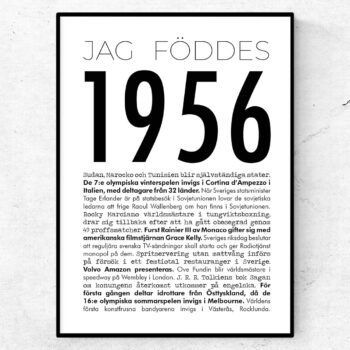 1956 modern poster