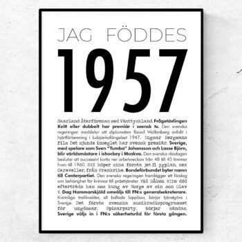 1957 modern poster
