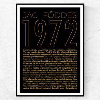1972 guld poster