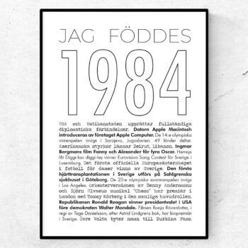 1984 linje poster