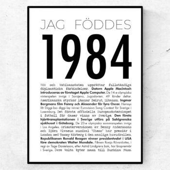 1984 modern poster