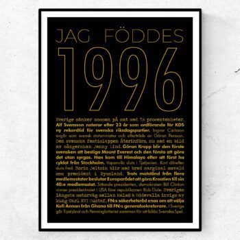 1996 guld poster