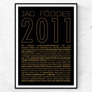 2011 guld poster