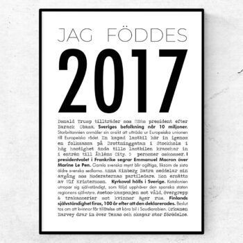 2017 modern poster