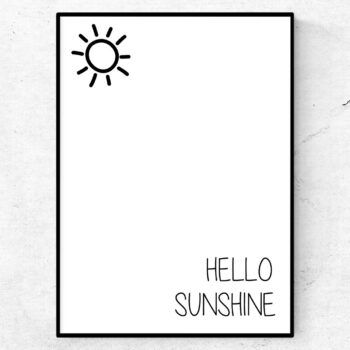 hello sunshine poster