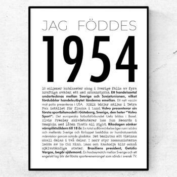 1954 modern poster