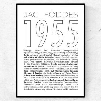 1955 linje poster