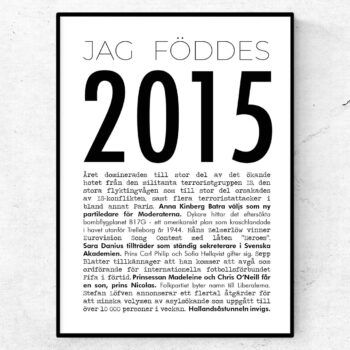 2015 modern poster
