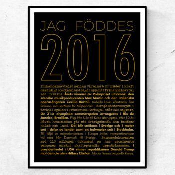 2016 guld poster