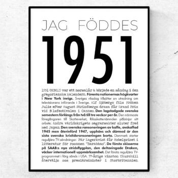 1951 modern poster