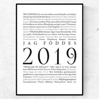 2019 årtalsposter tavla nyheter klassisk