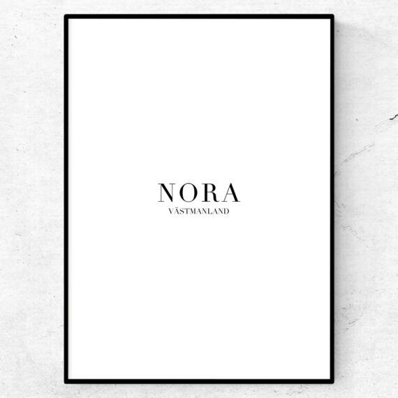 Nora poster tavla