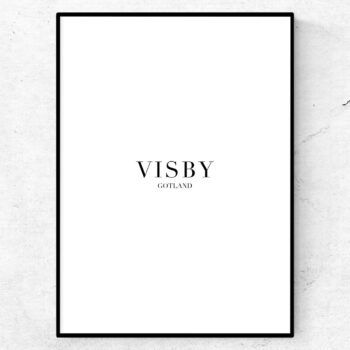 visby poster tavla