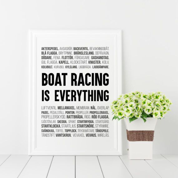 båtracing poster ord tavla båtar racing tävling