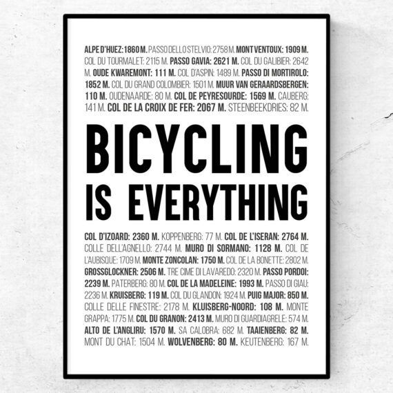 cykel cykling poster ord tavla tour de france landsvägscykel