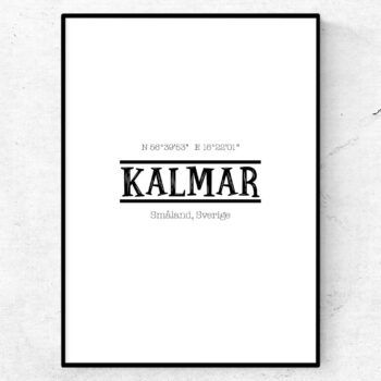 kalmar poster tavla stadsposter