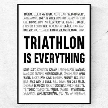 triathlon poster ord tavla triathlon iron man