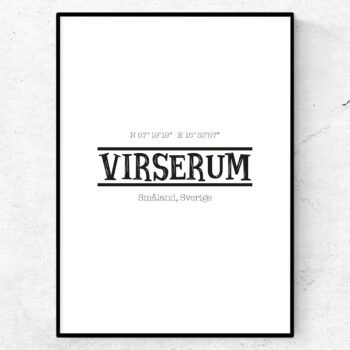 virserum poster tavla stadsposter