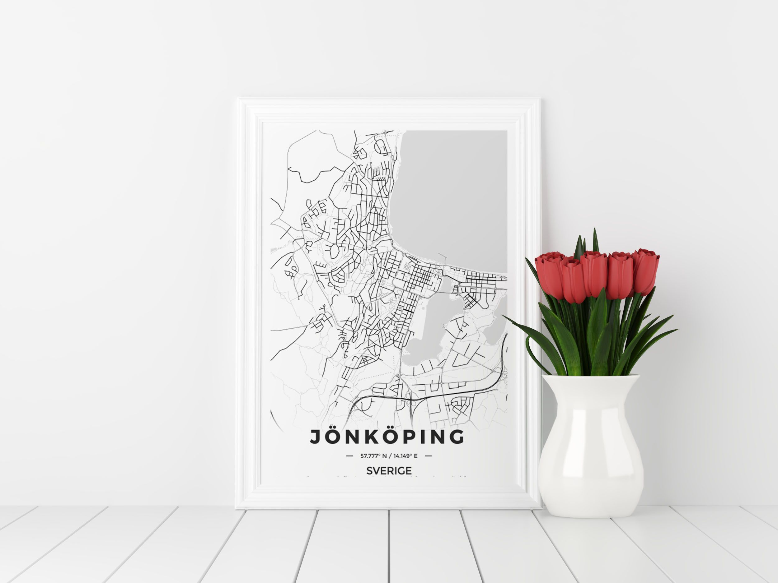 stadskarta inflyttningspresent