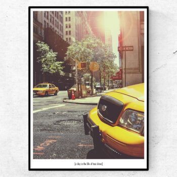 taxi new york poster