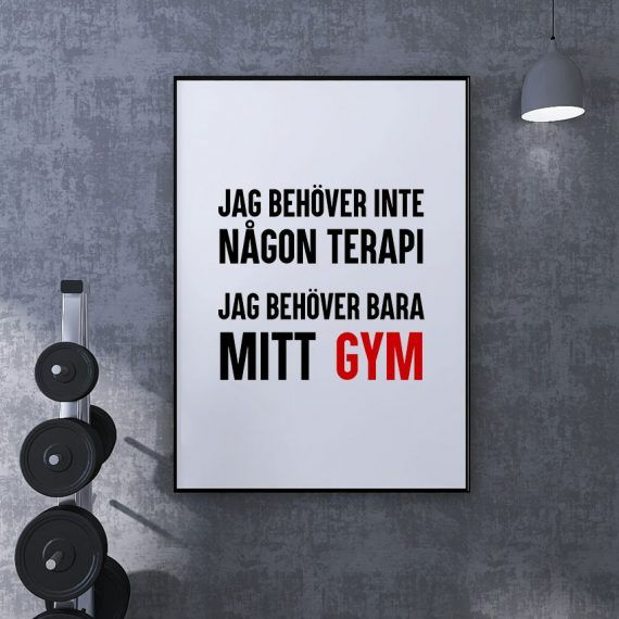 Gym poster terapi