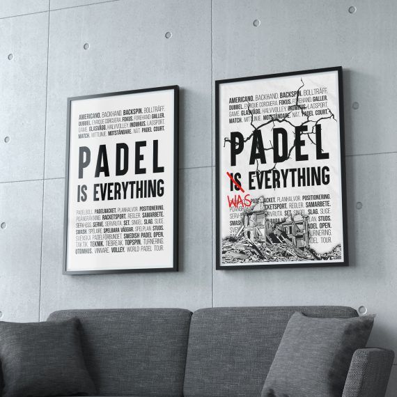 Padel posters padeltavla